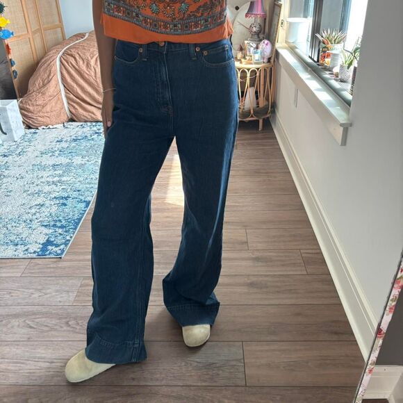 J crew wide leg trouser jeans size 27 - Picture 1 of 6